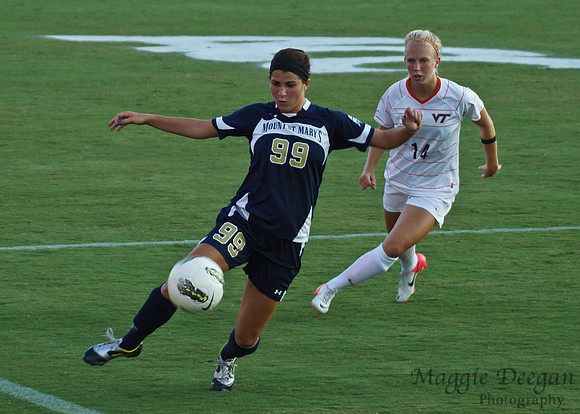 Virginia Tech University Hokies Mount St. Mary's University Mountainers women's soccer
