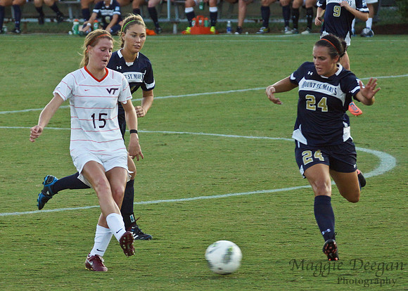 Virginia Tech University Hokies Mount St. Mary's University Mountainers women's soccer