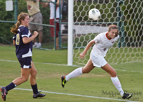 Virginia Tech University Hokies Mount St. Mary's University Mountainers women's soccer