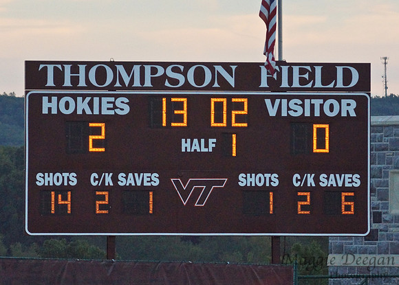 Virginia Tech University Hokies Mount St. Mary's University Mountainers women's soccer