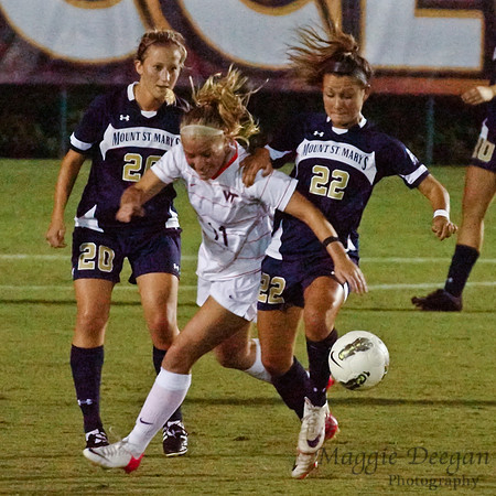 Virginia Tech University Hokies Mount St. Mary's University Mountainers women's soccer