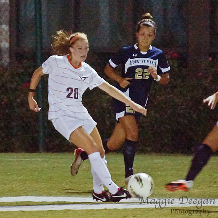 Virginia Tech University Hokies Mount St. Mary's University Mountainers women's soccer