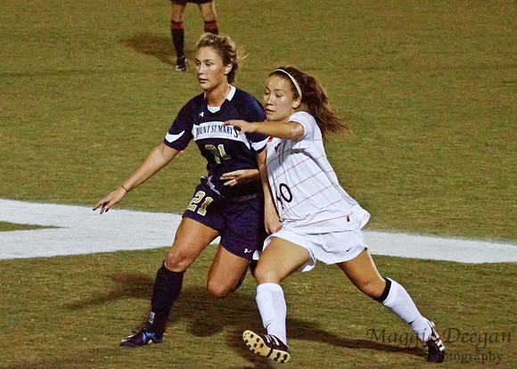 Virginia Tech University Hokies Mount St. Mary's University Mountainers women's soccer
