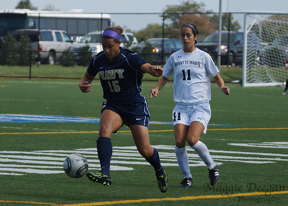 Mount St. Mary's University U.S. Naval Academy Women's soccer