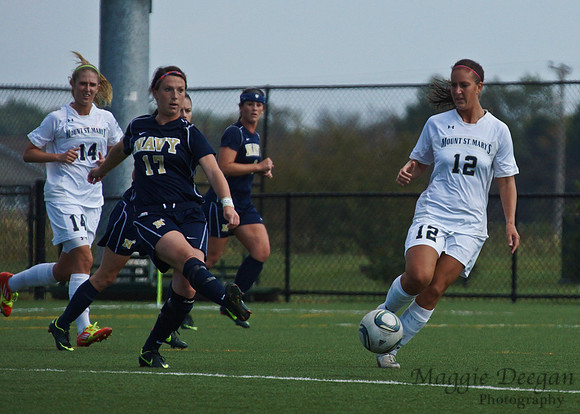 Mount St. Mary's University U.S. Naval Academy Women's soccer