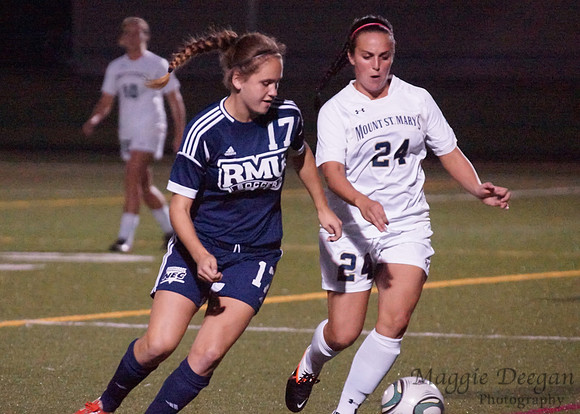 Mount St. Mary's University Robert Morris University Women's Soccer