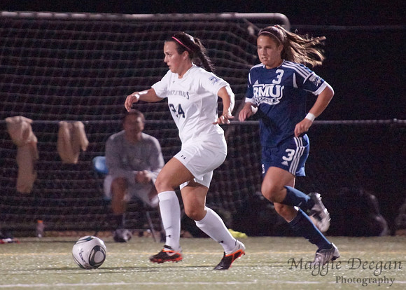 Mount St. Mary's University Robert Morris University Women's Soccer