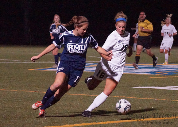 Mount St. Mary's University Robert Morris University Women's Soccer