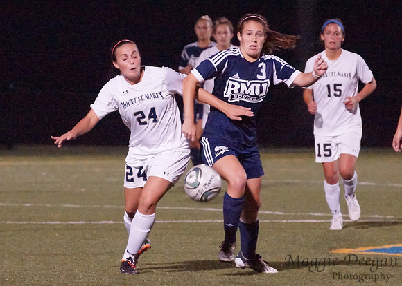 Mount St. Mary's University Robert Morris University Women's Soccer